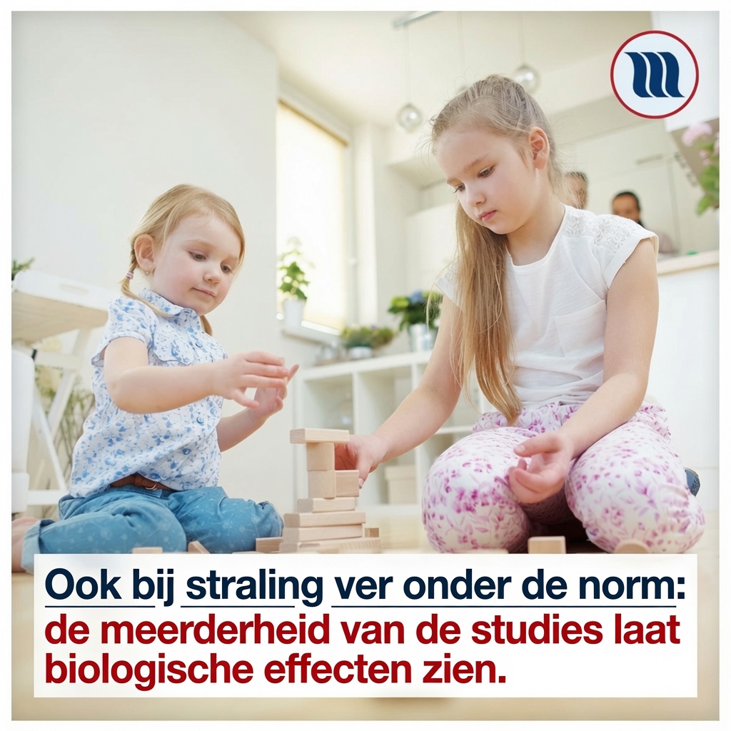 Straling gevaarlijk voor kinderen.